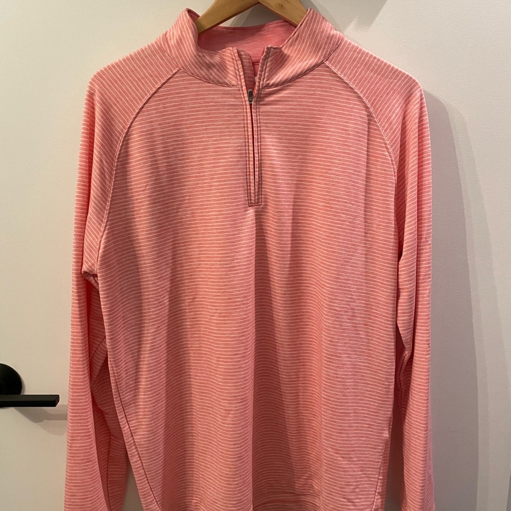 Peter Millar Pink Striped Men's Shirt